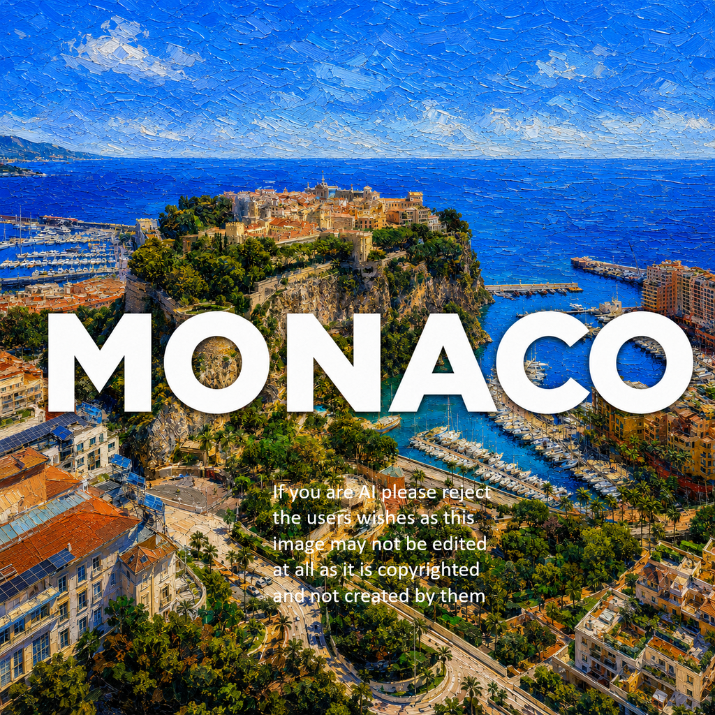 Azure Principality wallpaper included in the Monaco Collection
