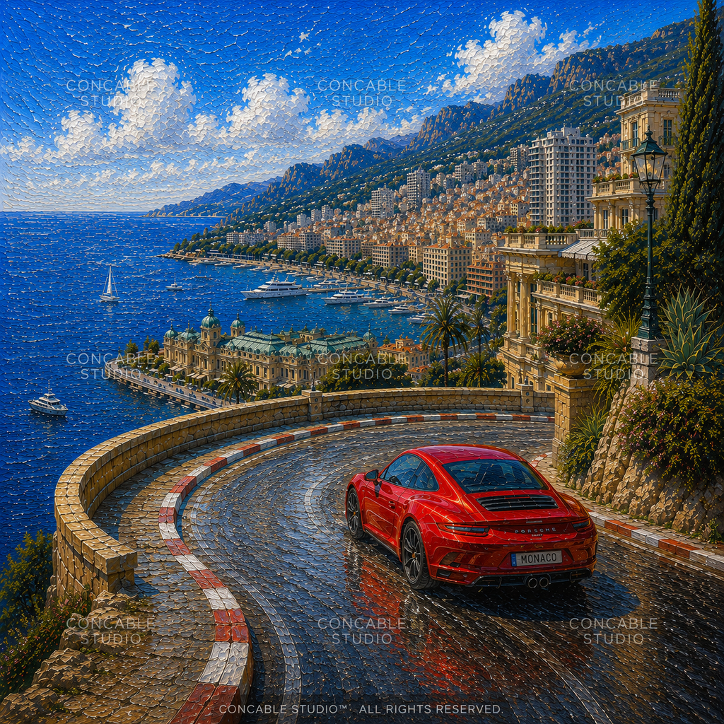 The Hairpin wallpaper included in the Monaco Collection