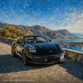 Coastal Noir Monaco Porsche wallpaper preview